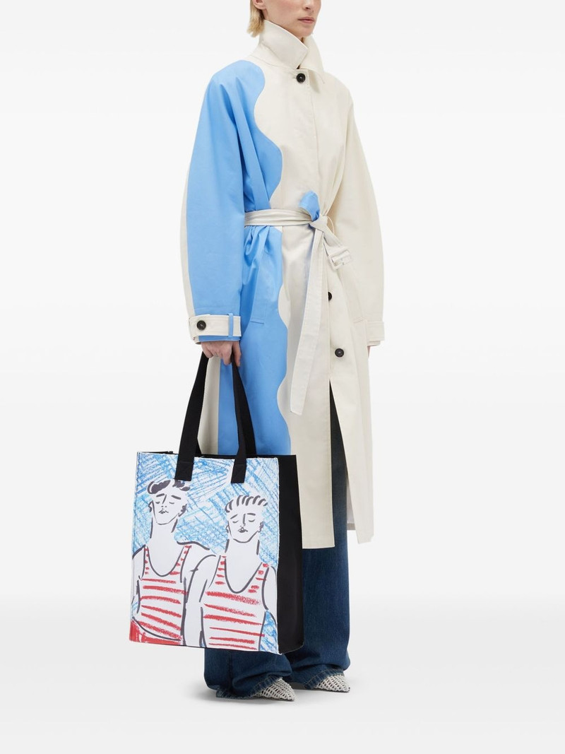 MSGM graphic-print tote bag outlook