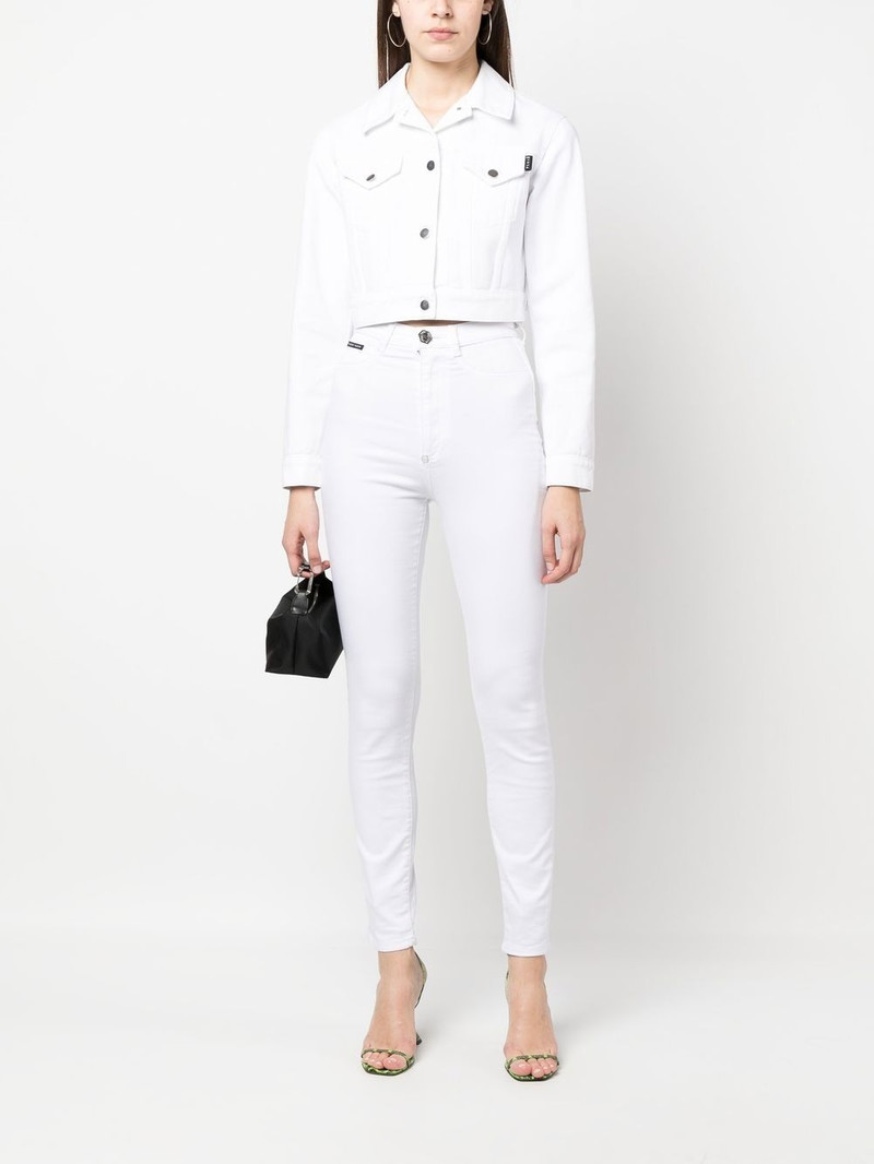 PHILIPP PLEIN high-rise skinny-cut jeans outlook