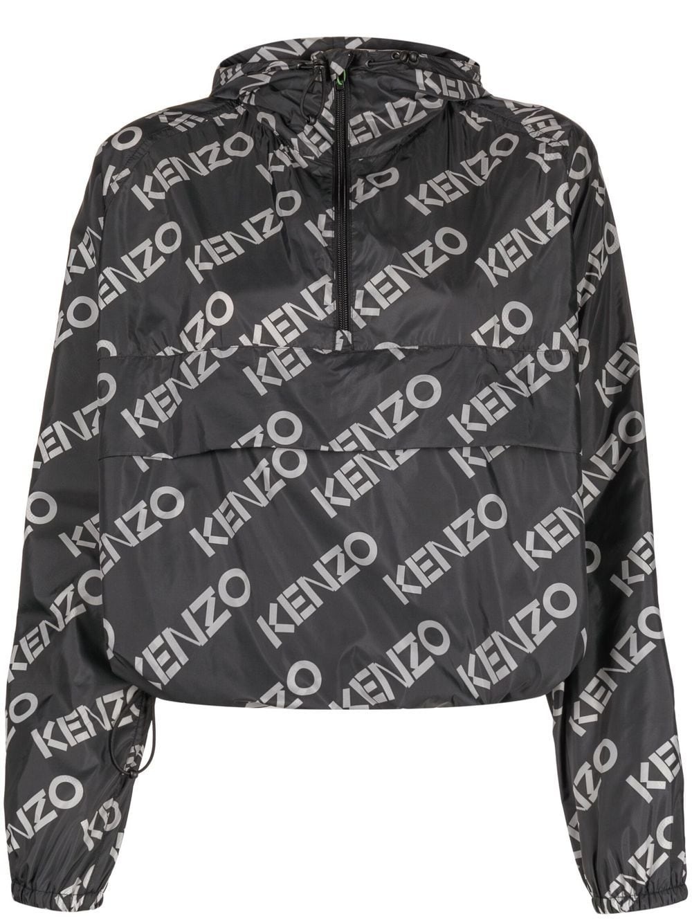 Monogram print windbreaker - 1