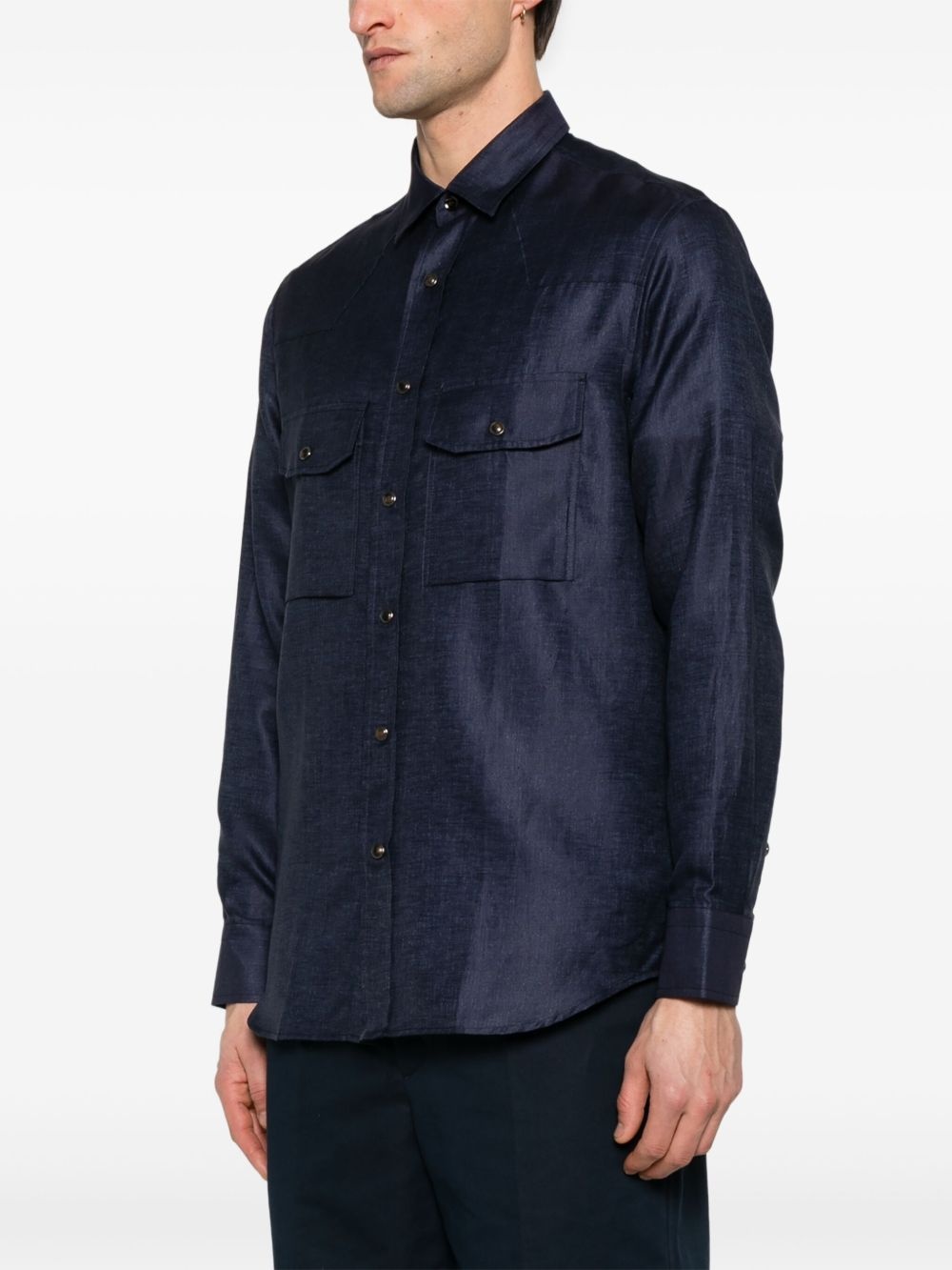slub-texture shirt - 3