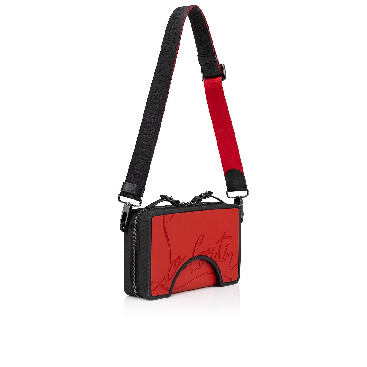 【Christian Louboutin】 Adolon Boxy messenger bag Christian Louboutin Adolon Boxy Black | REVERSIBLE