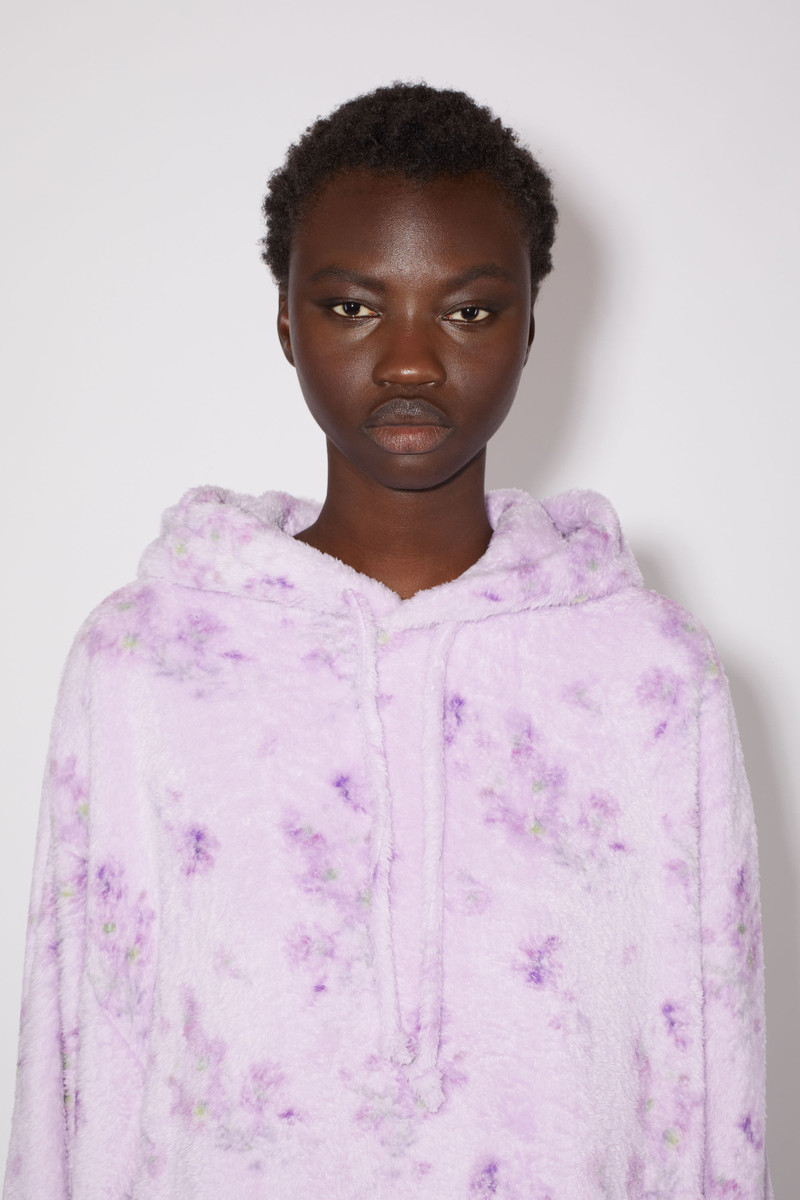 Acne Odice Sweat パープル新品未使用 Acne Studios Hooded Logo Patch Sweater - Lavender Purple - CI0138