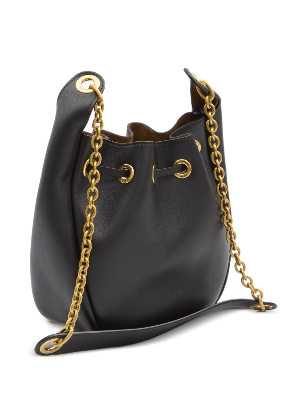 Cassandre drawstring leather shoulder bag - 2