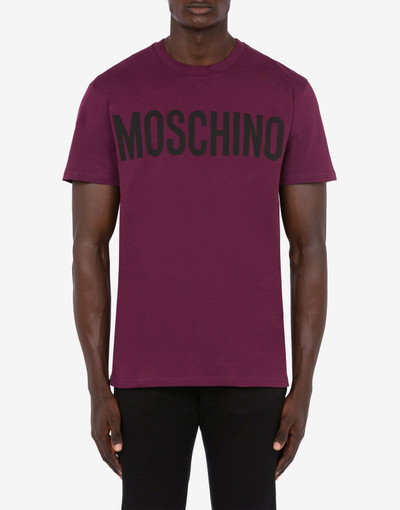 Moschino LOGO PRINT ORGANIC JERSEY T-SHIRT outlook