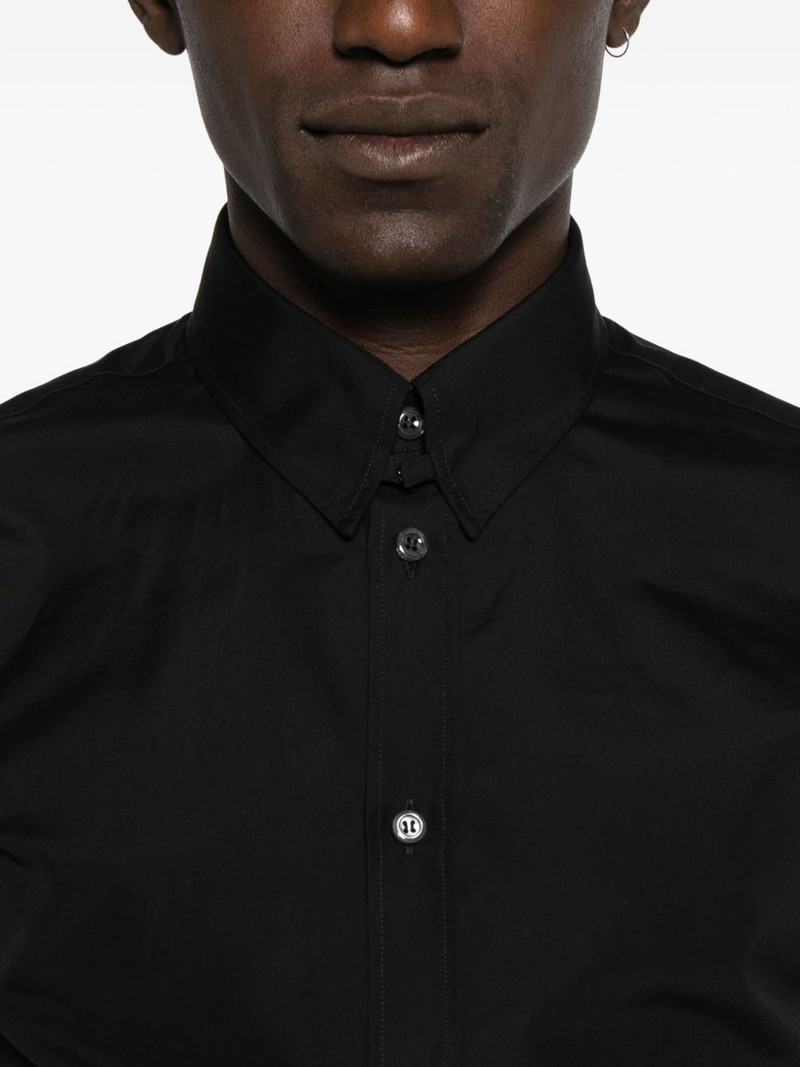 logo-detail cotton shirt 5