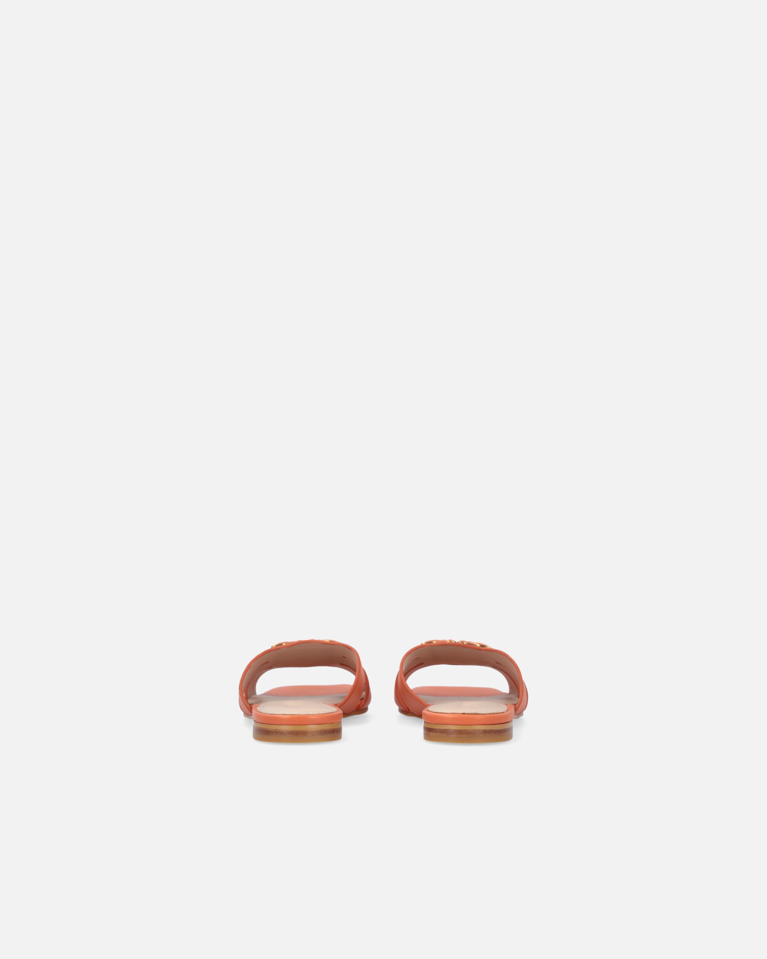 NAPPA LEATHER SLIP-ONS WITH BIRD LOGO - 8