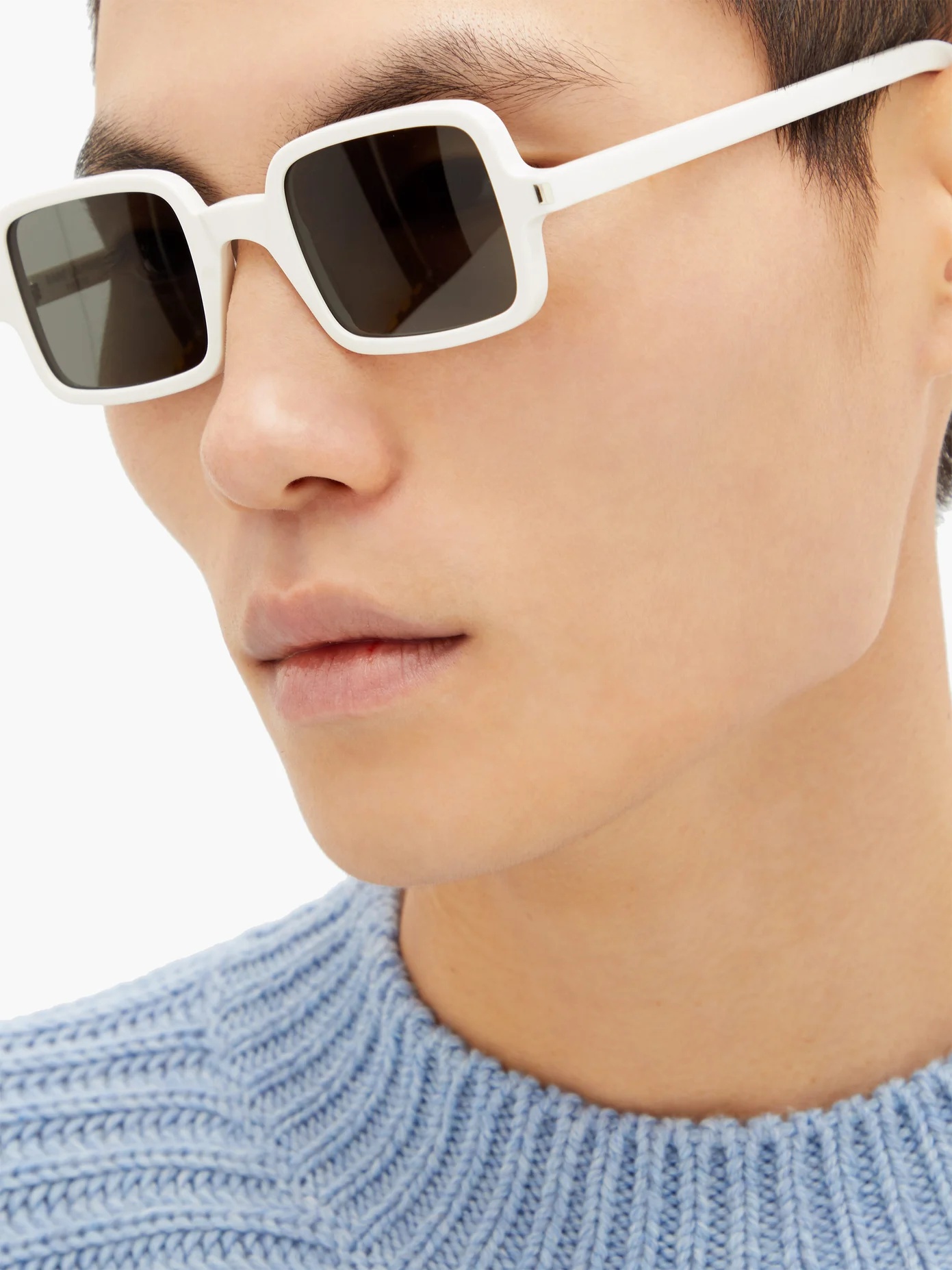 Square acetate sunglasses - 3