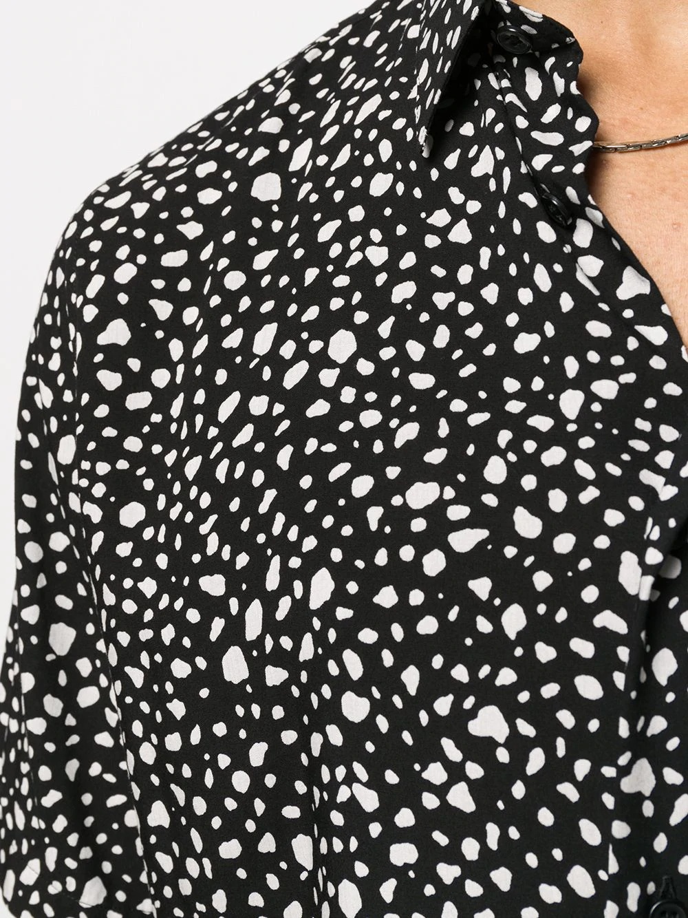 polka dot print shirt - 5