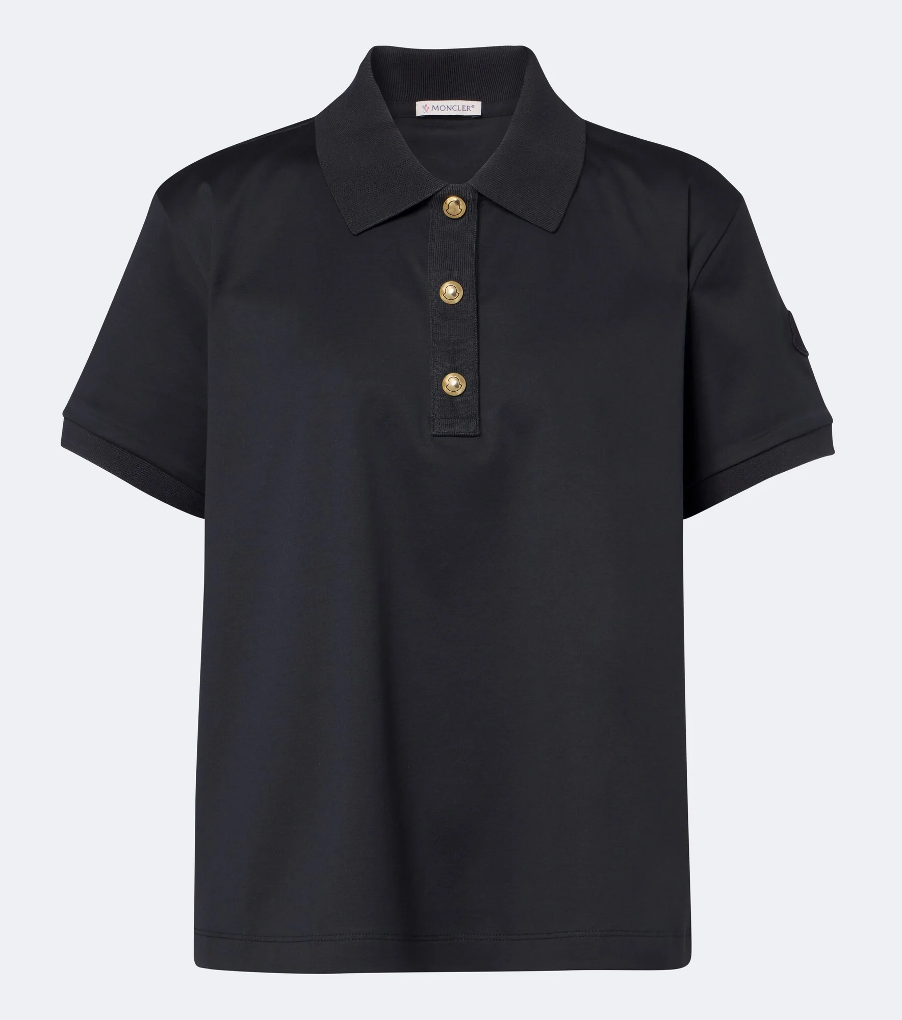 Cotton jersey polo shirt - 1