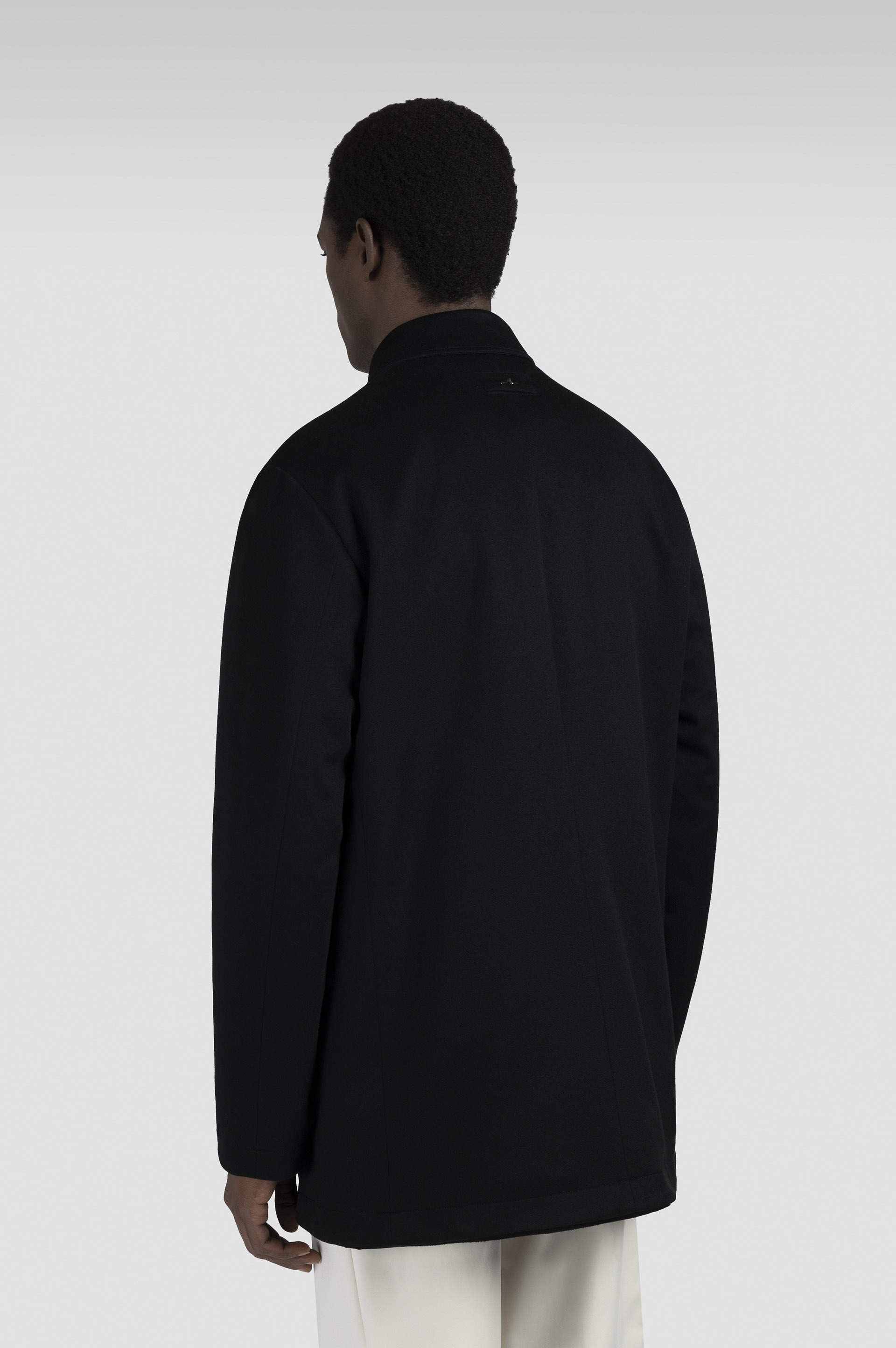 REVERSIBLE CARCOAT IN CASHMERE AND TYPHOON® - 3