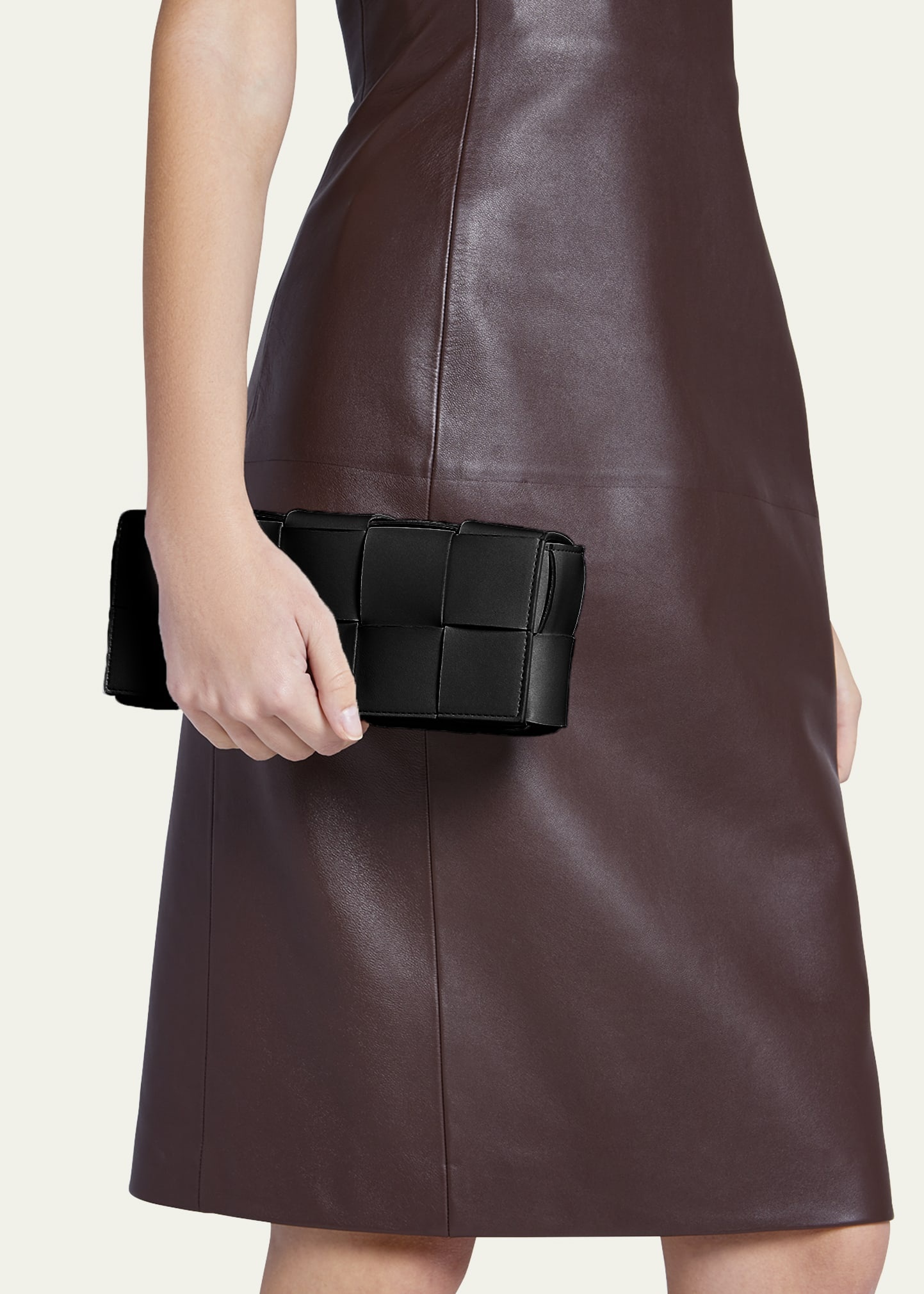 Cassette Intrecciato Lambskin Wallet on Chain - 2
