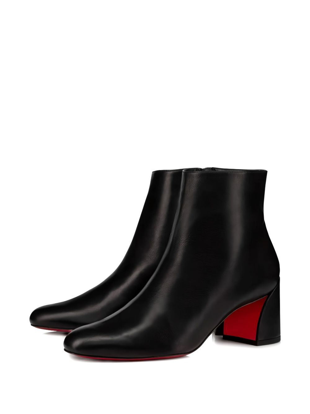 55mm block-heel leather boots - 2