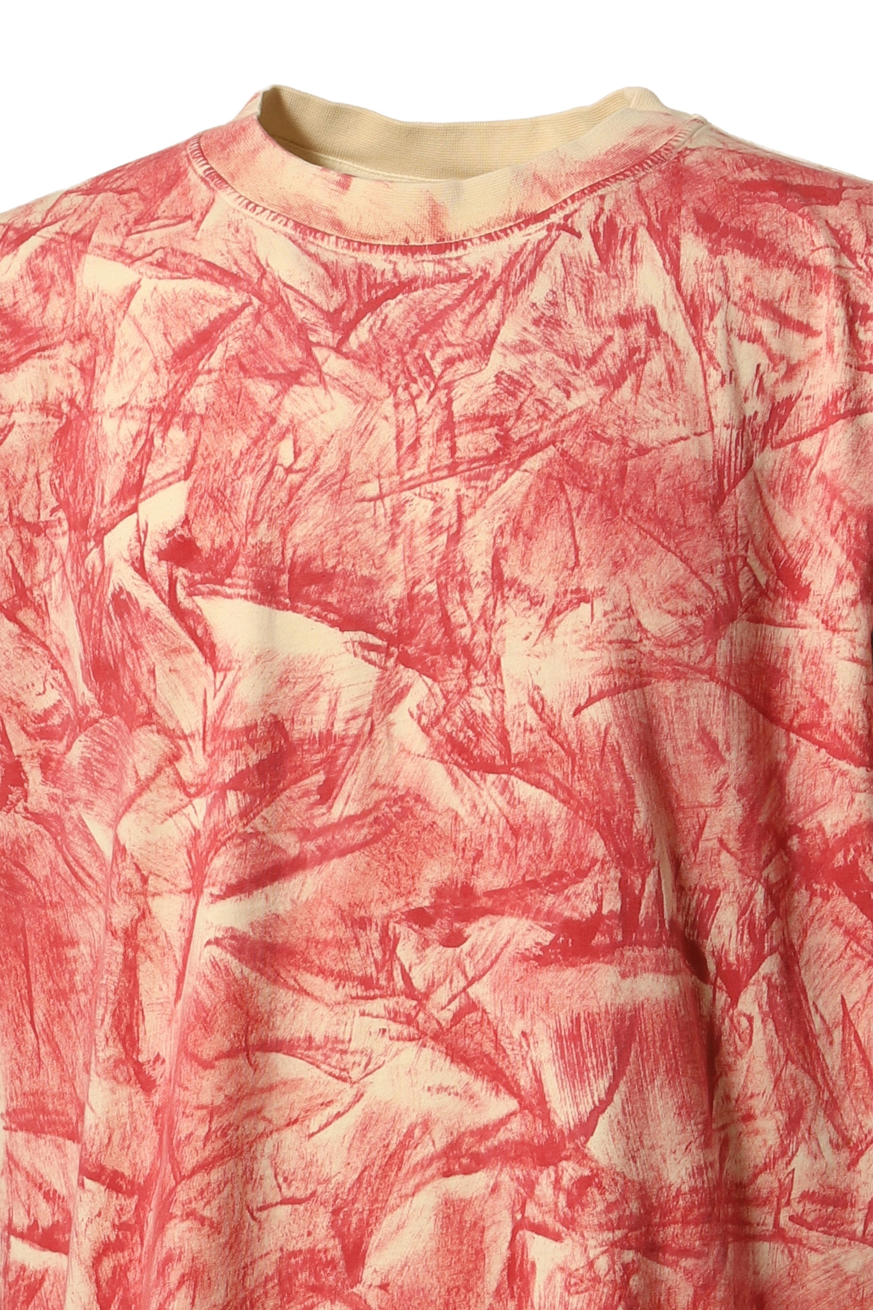 SUNBLEACHED HAND PAINTED T- SHIRT / DYE2 - 4