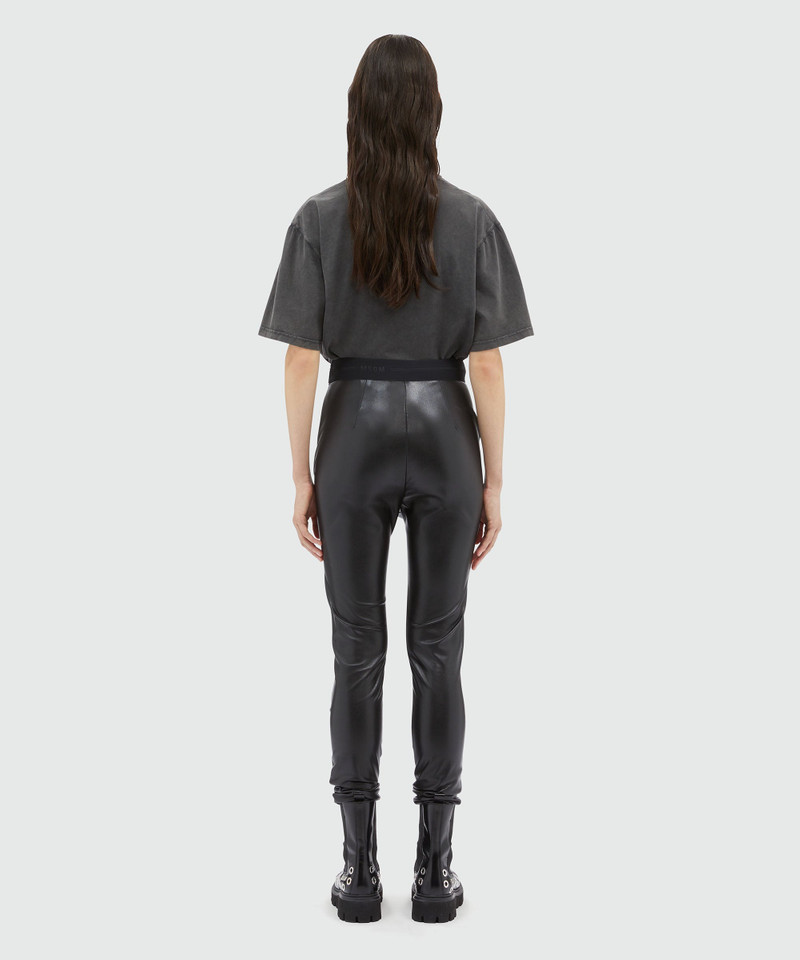 Faux-leather leggings 3