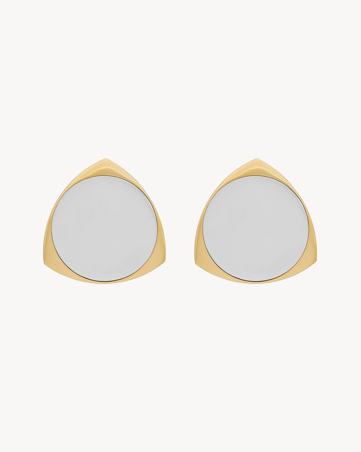 SHIELD EARRINGS IN METAL - 1