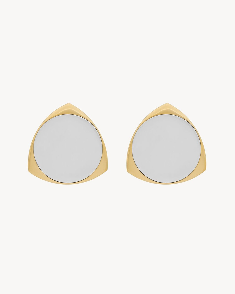 SHIELD EARRINGS IN METAL 1