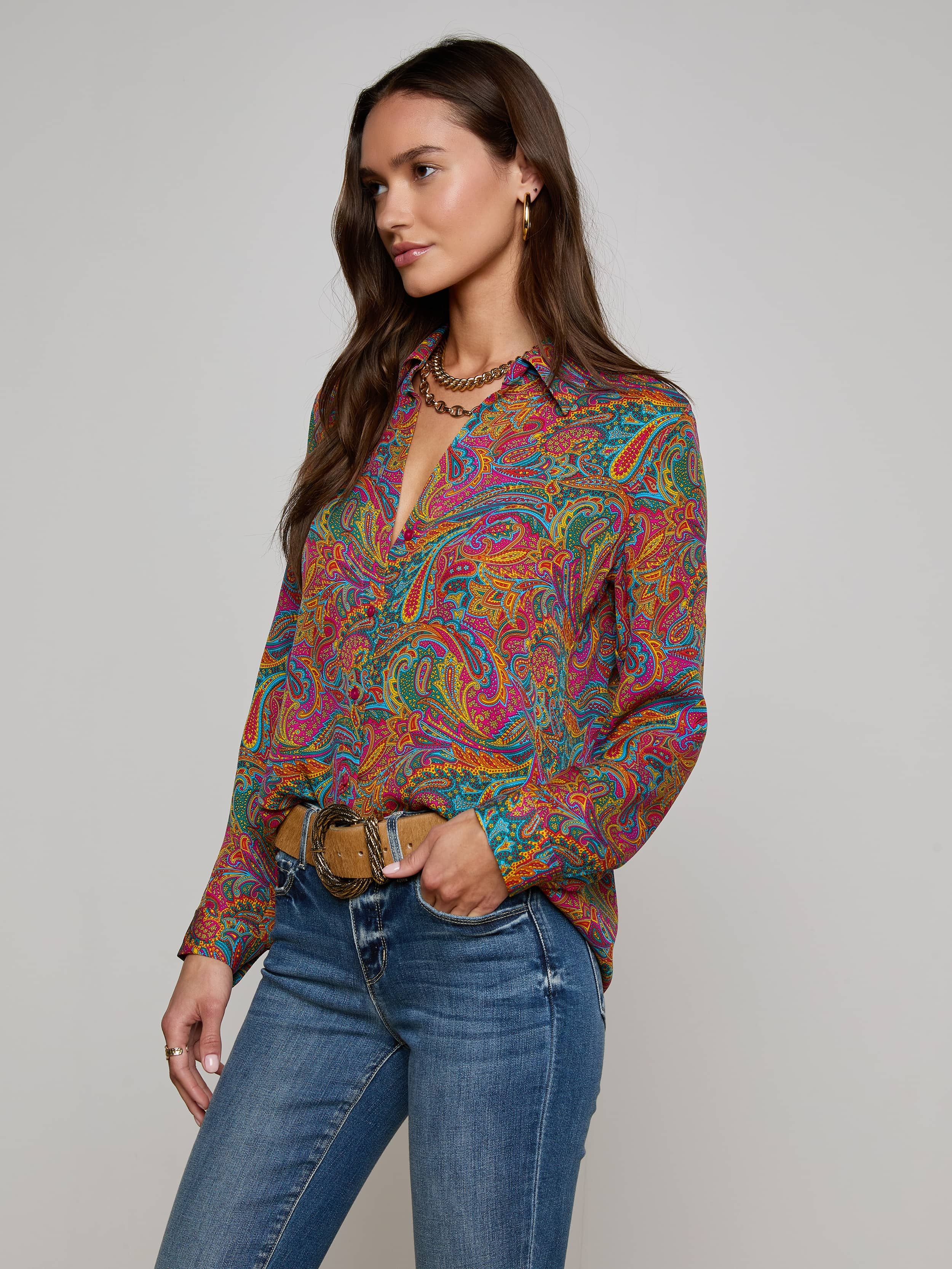 Nina Silk Blouse - 4