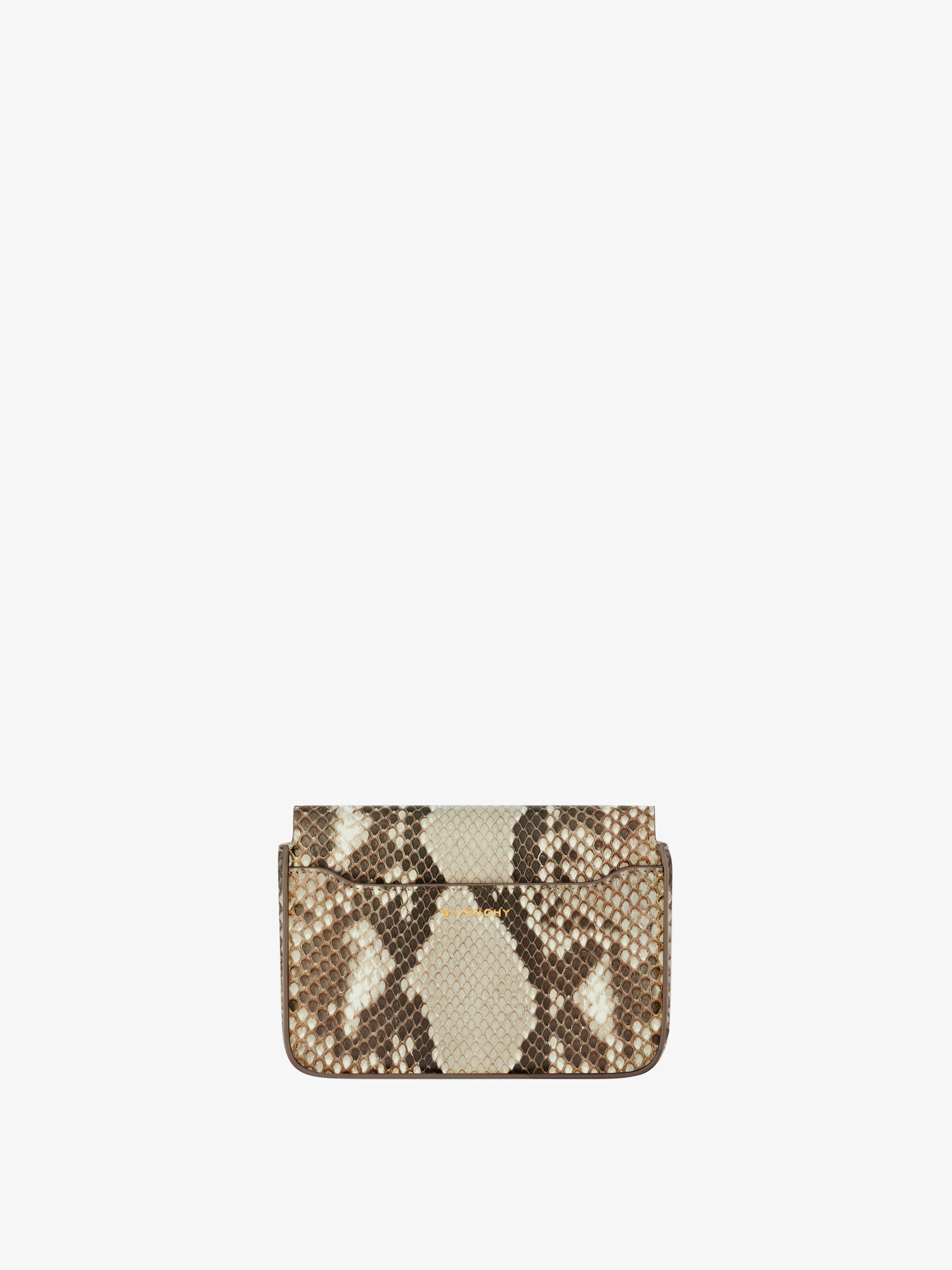 SMALL 4G BAG IN PYTHON WITH CHAIN - 5