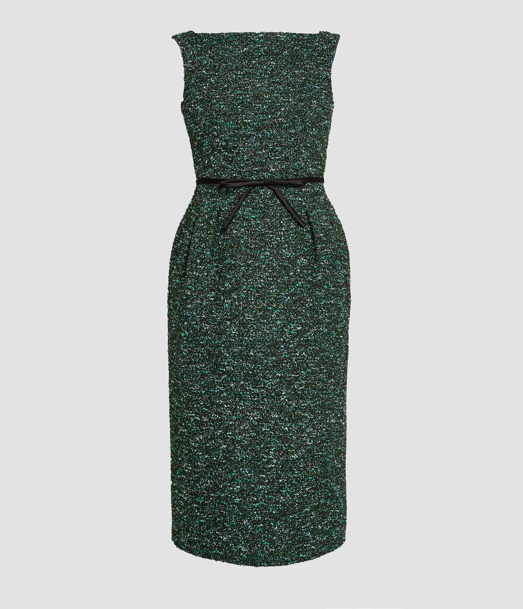 SLEEVELESS PENCIL MIDI DRESS - 2