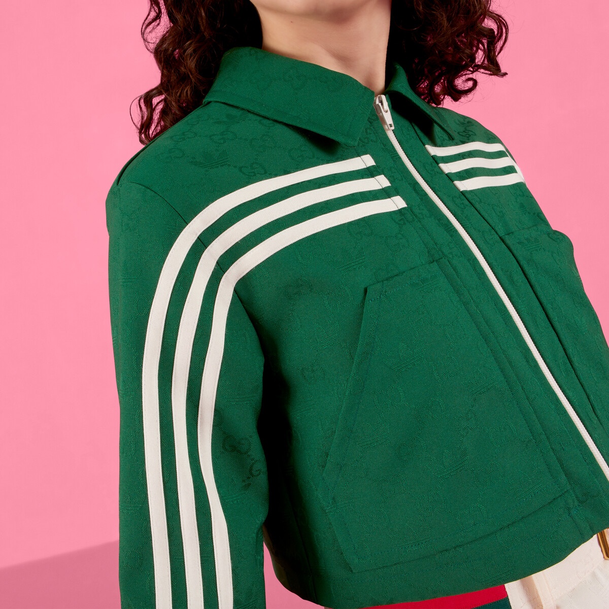 adidas x Gucci jacquard jacket - 4
