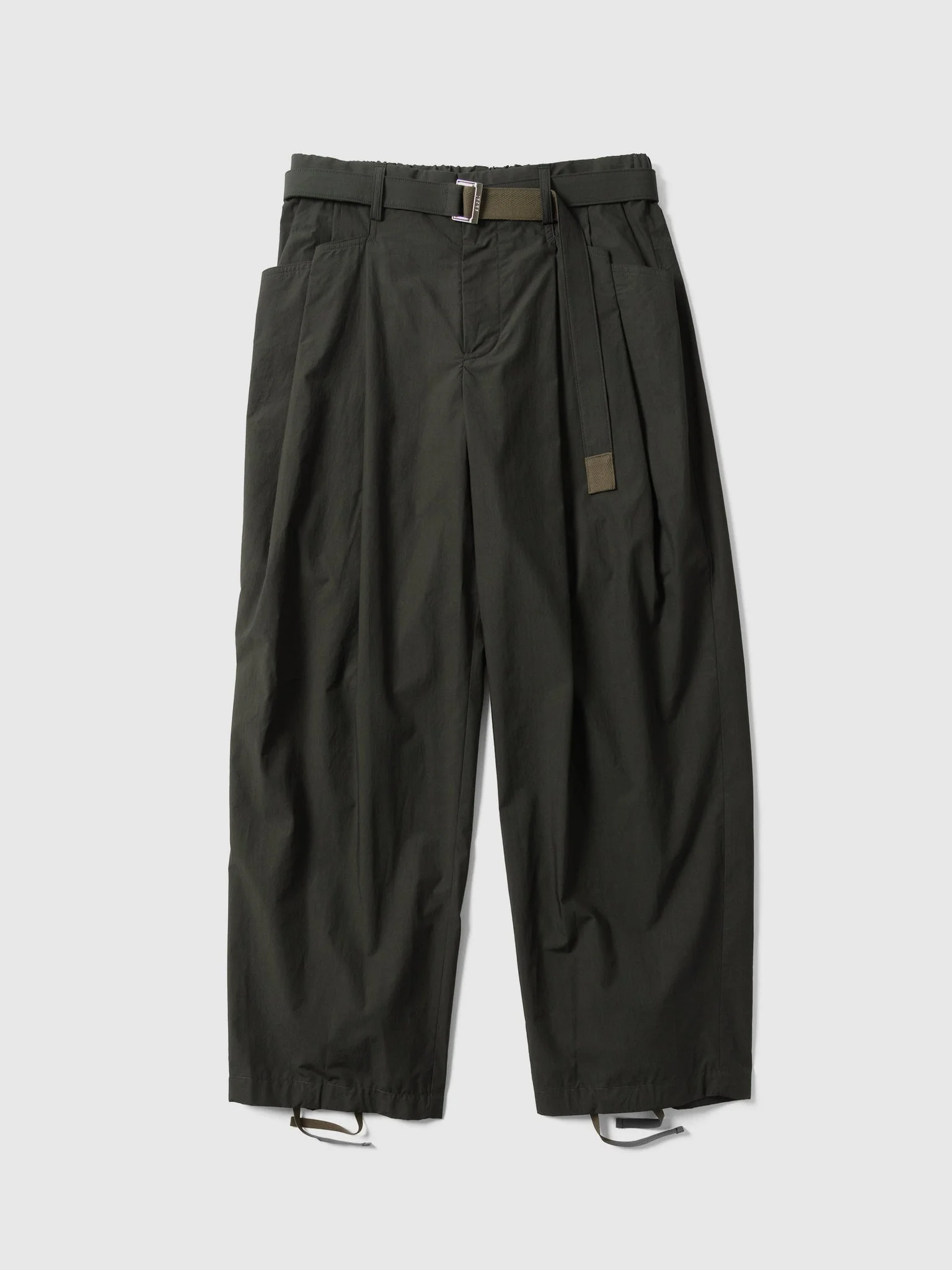 Cotton Typewriter Pants Khaki - 1
