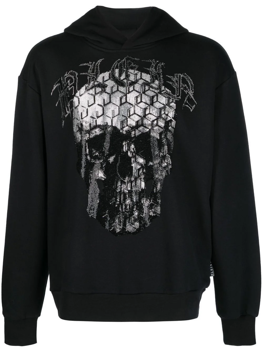 graphic-print pullover hoodie - 1