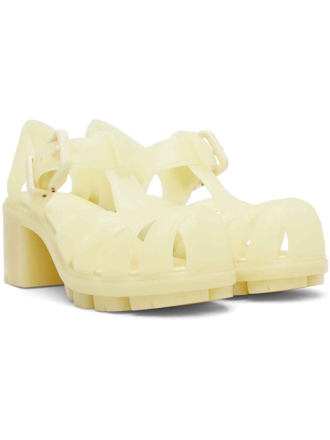Yellow Gertie Fisherman Heeled Sandals - 4