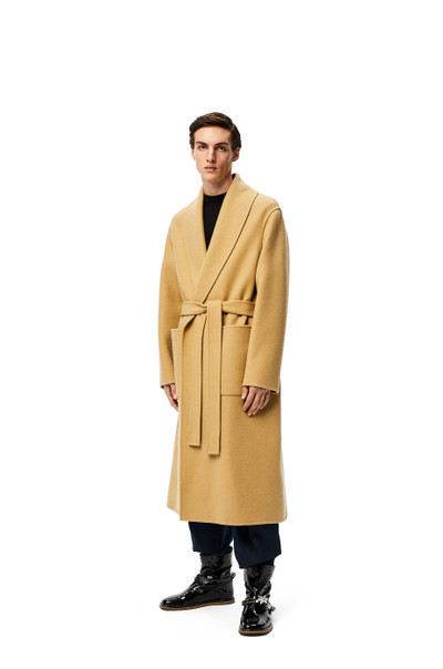 Loewe Belted coat in cashmere outlook