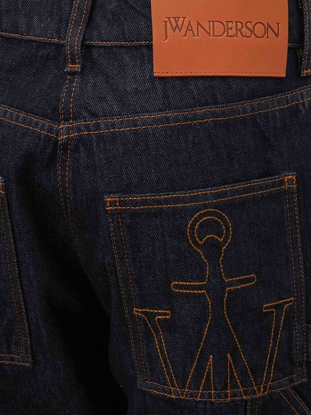 LOGO GRID TURN UP WORKWEAR JEANS - 5