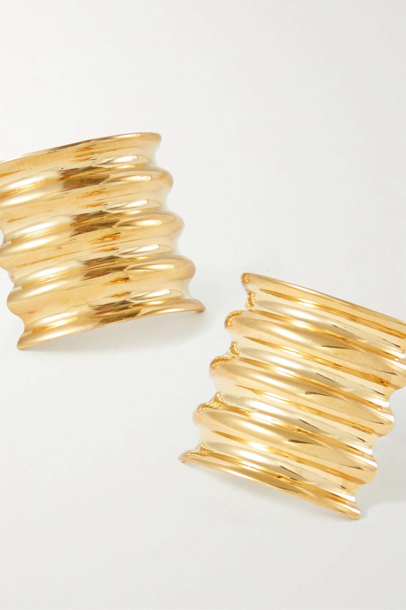 Julius gold-plated earrings - 4
