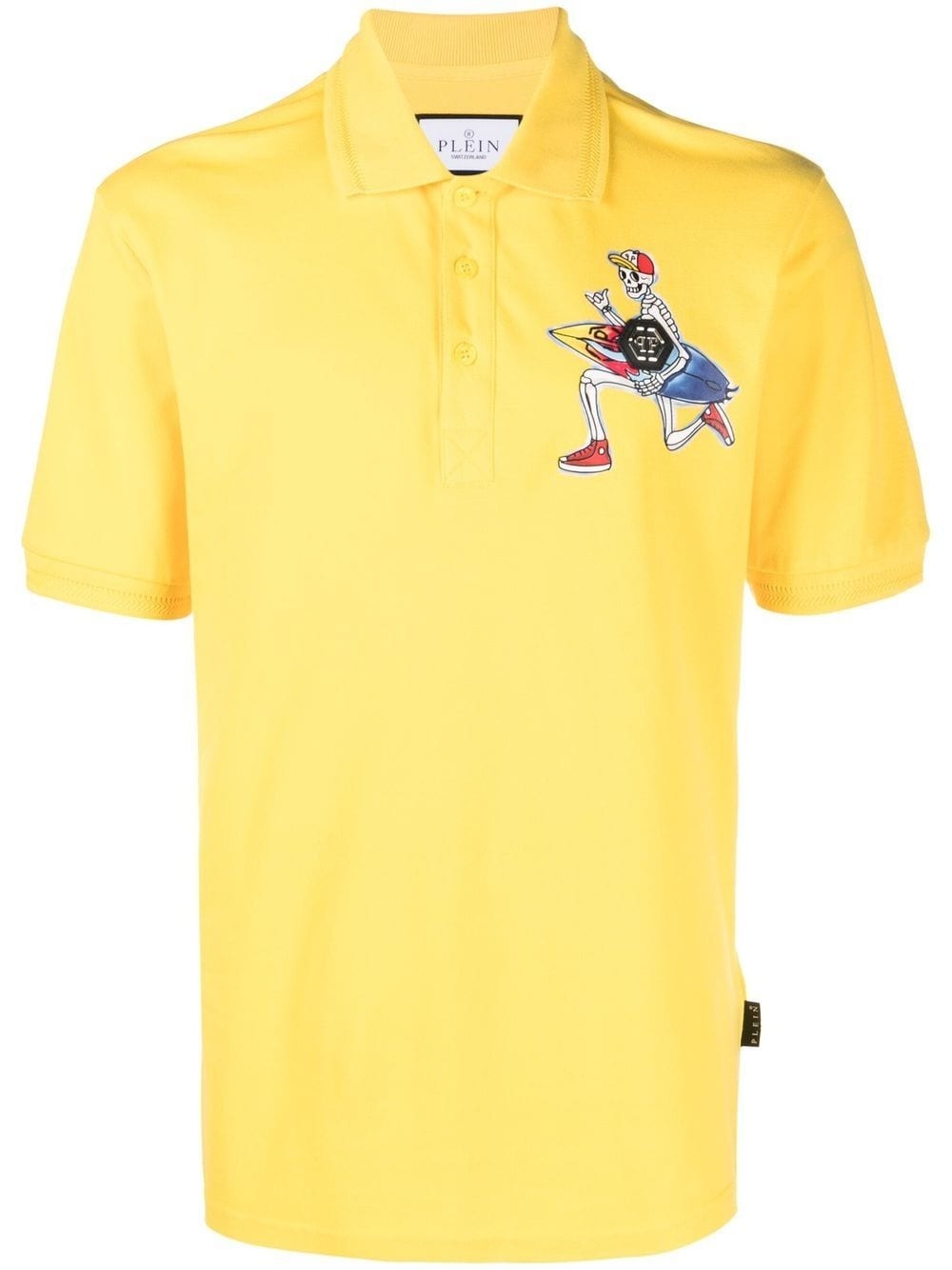 graphic-print polo shirt - 1