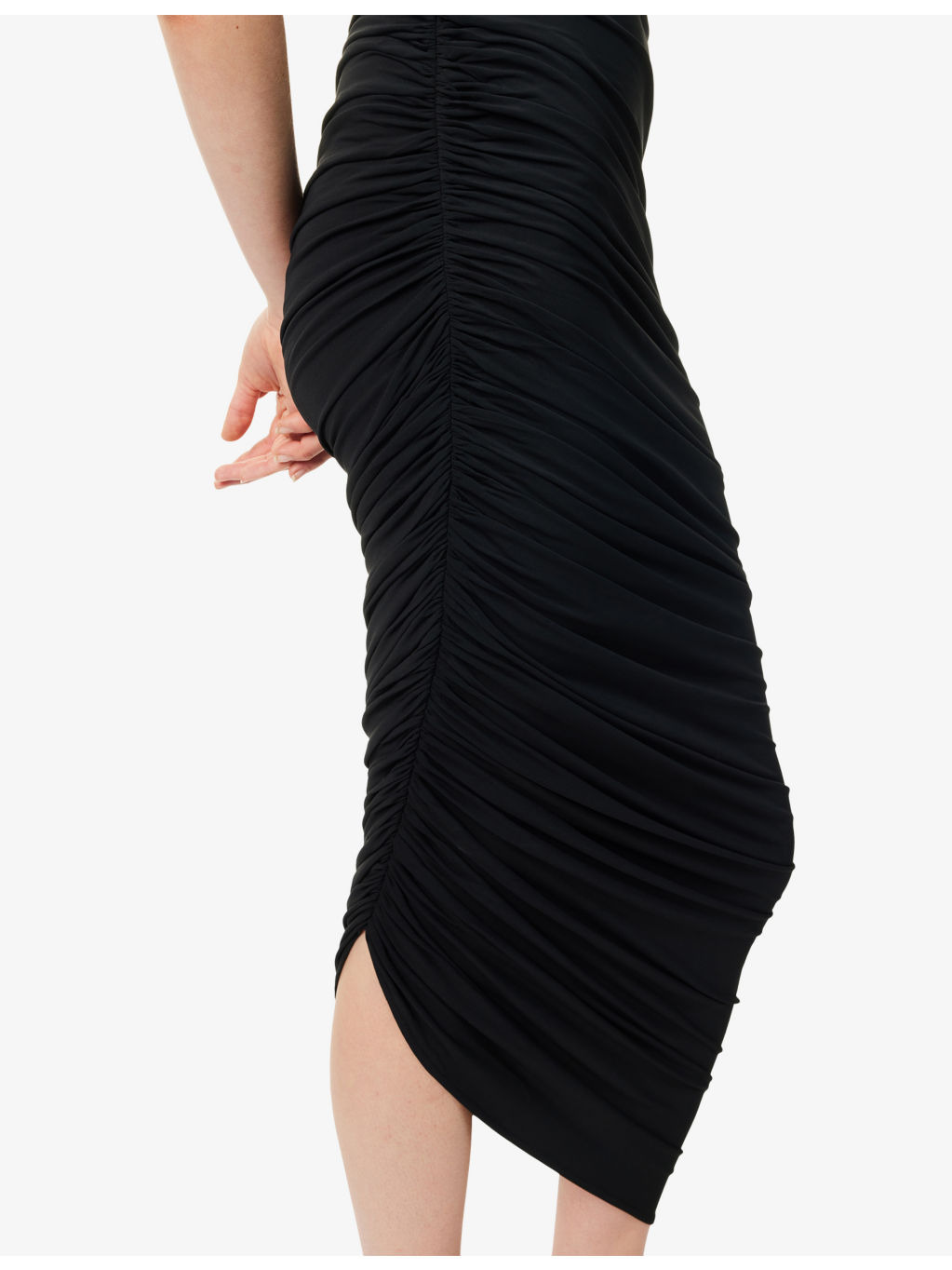 Piazza Draped Stretch-Woven Maxi Dress - 5