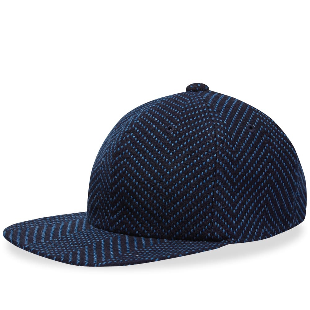 Blue Blue Japan Yamamichi Stitched Sashiko Baseball Cap - 1