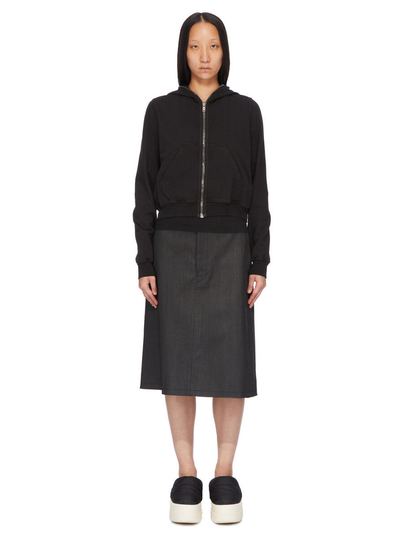 Rick Owens DRKSHDW zip-up hoodie outlook
