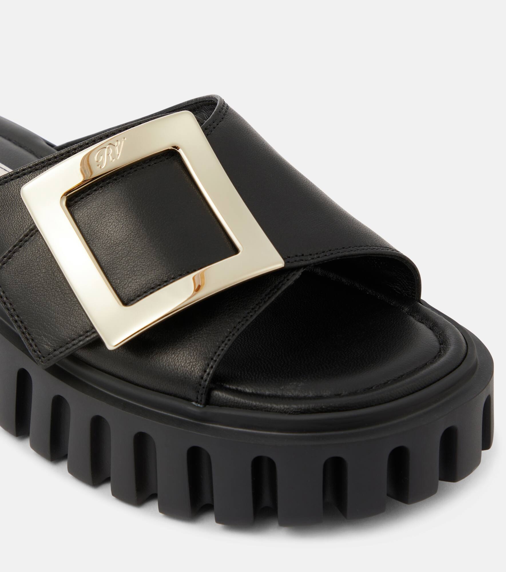 Viv' Go Thick leather mules - 6