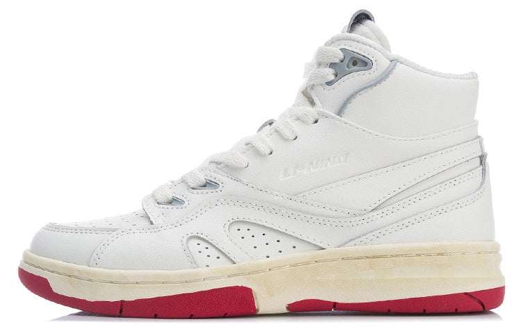 (WMNS) Li-Ning 937 Deluxe SP Hi 'White Red' AGBR026-1 - 2