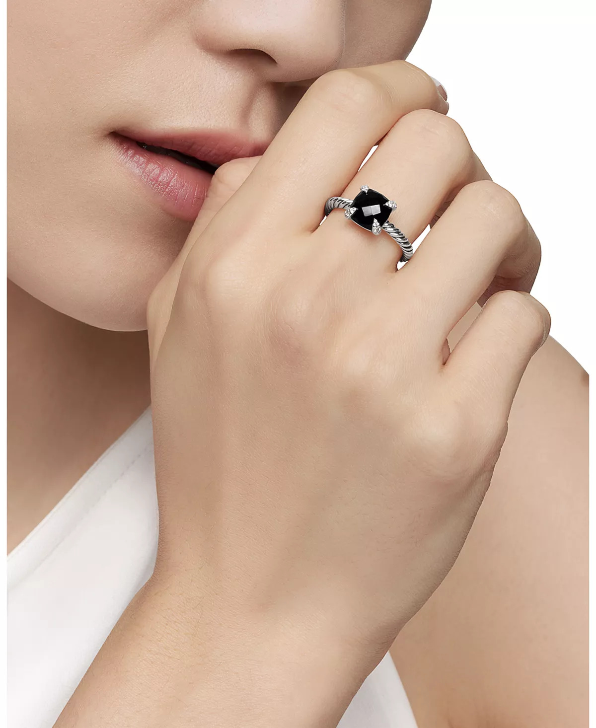 Châtelaine® Ring with Gemstones and Diamonds - 2