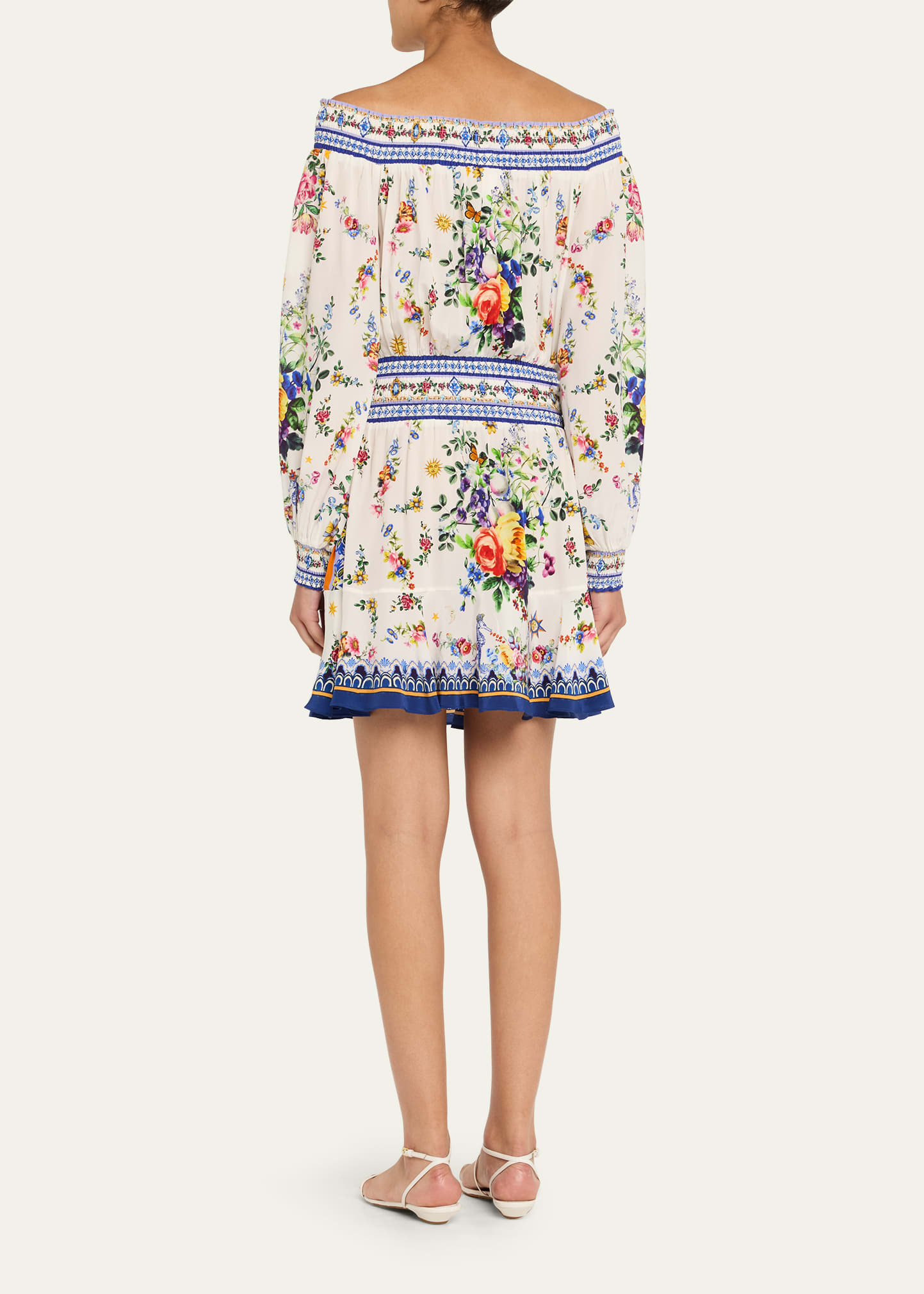 Tiles Darls Off-Shoulder Mini Dress - 3