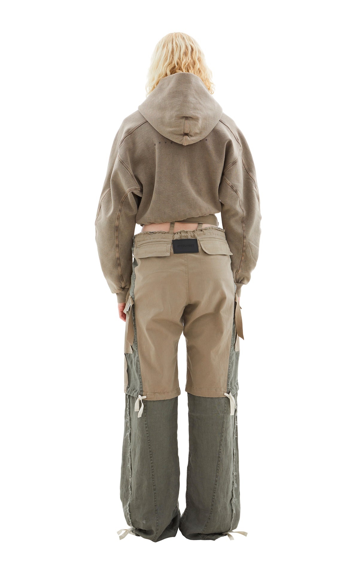 BAGGY CARGO PANTS (OLIVE GREY) - 4