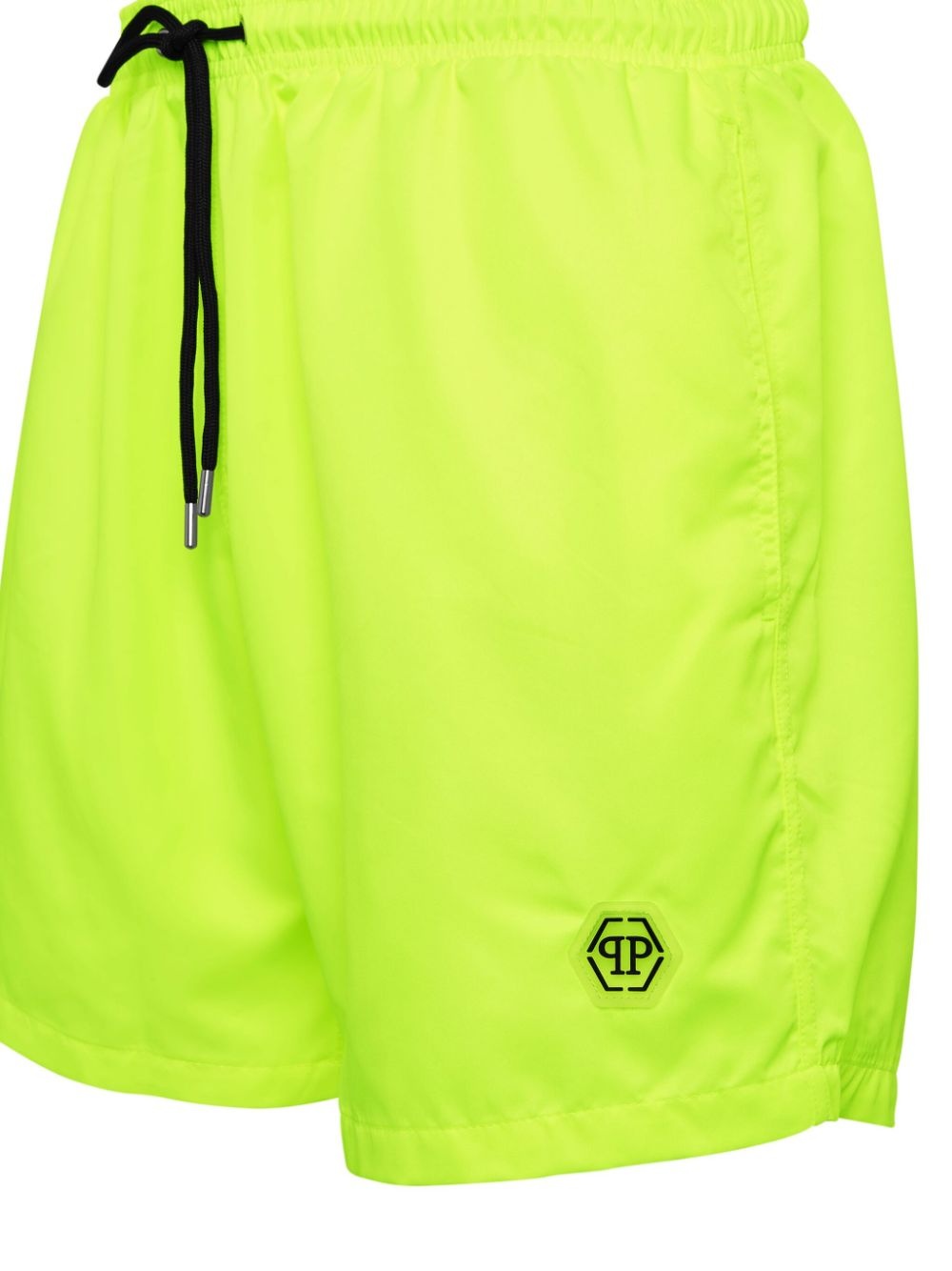 appliqué-logo swim shorts - 2
