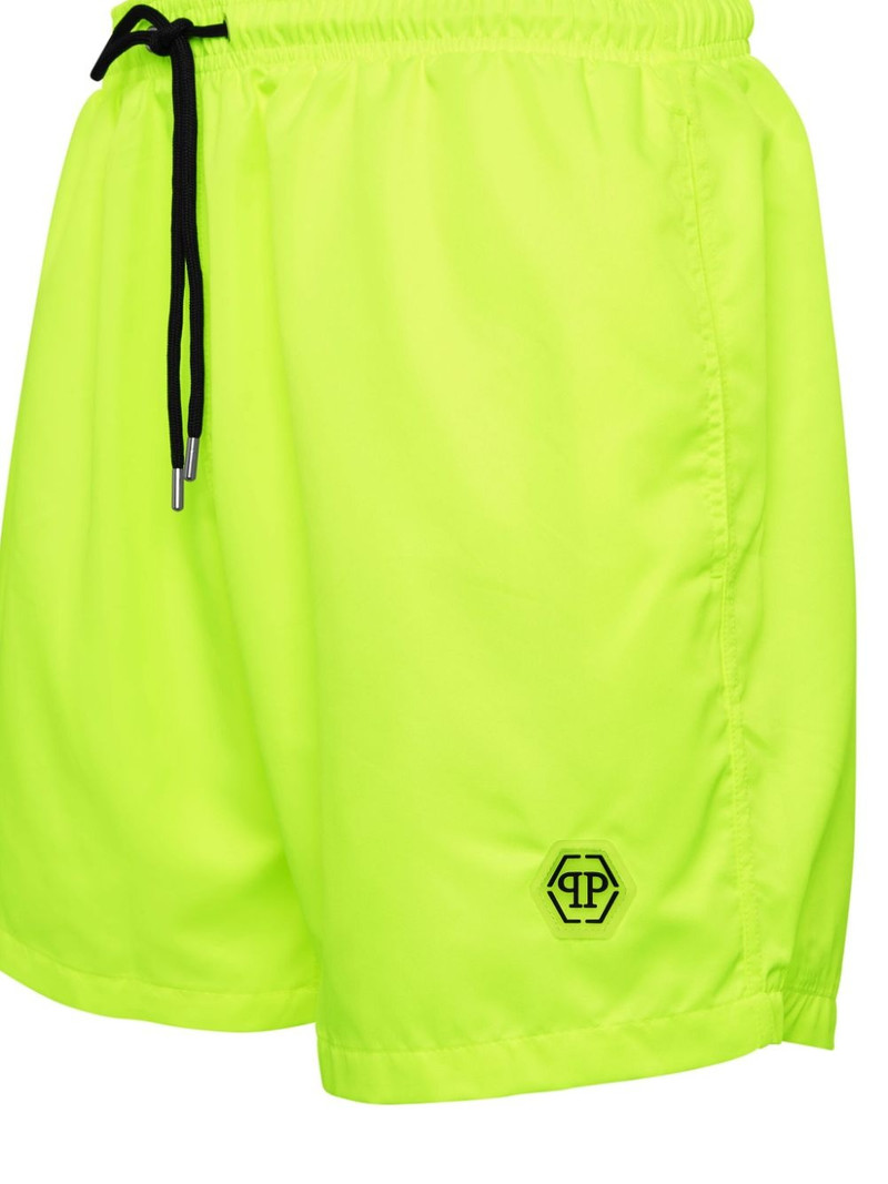 PHILIPP PLEIN appliqué-logo swim shorts outlook