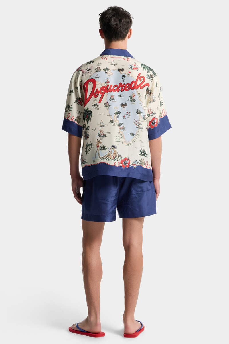 ALOHA SOUVENIR PULL UP SHORTS 4