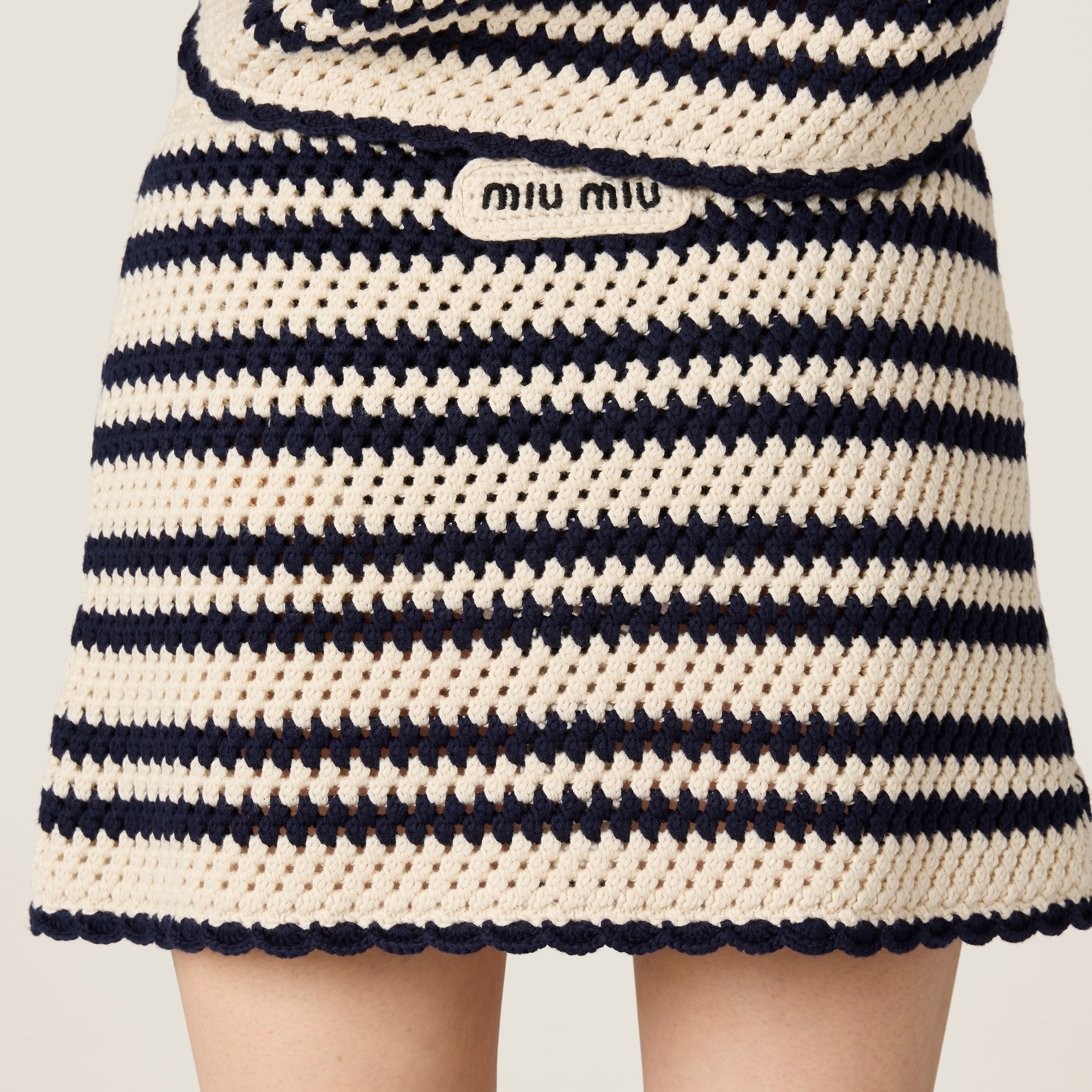 Cotton miniskirt - 5