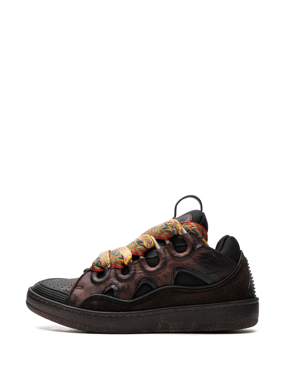 Curb leather sneakers - 5