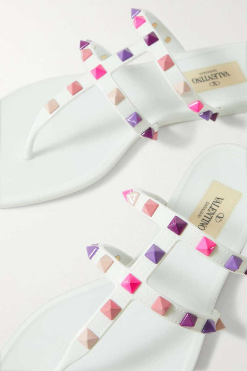 The Summer Rockstud rubber sandals 4