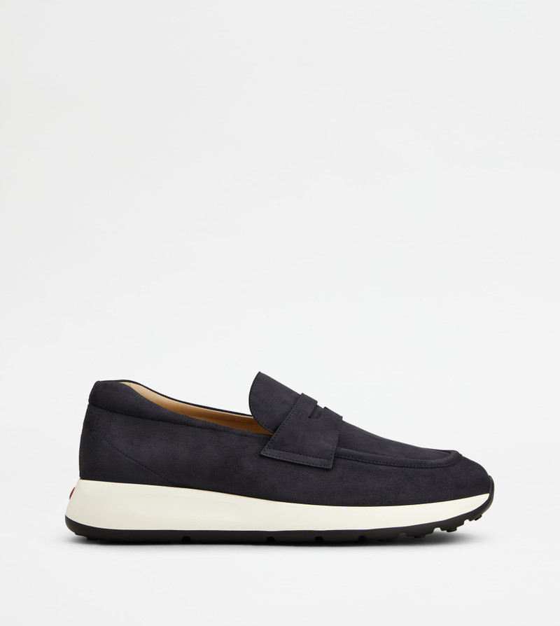 SPORTY LOAFERS IN SUEDE - 블루 1