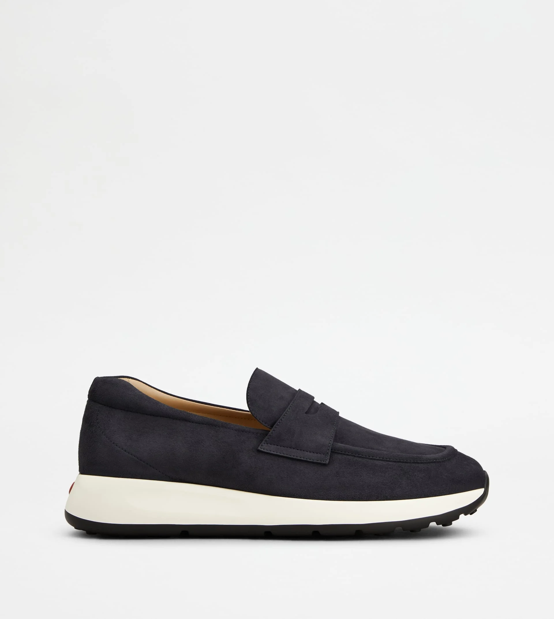 SPORTY LOAFERS IN SUEDE - BLUE - 1