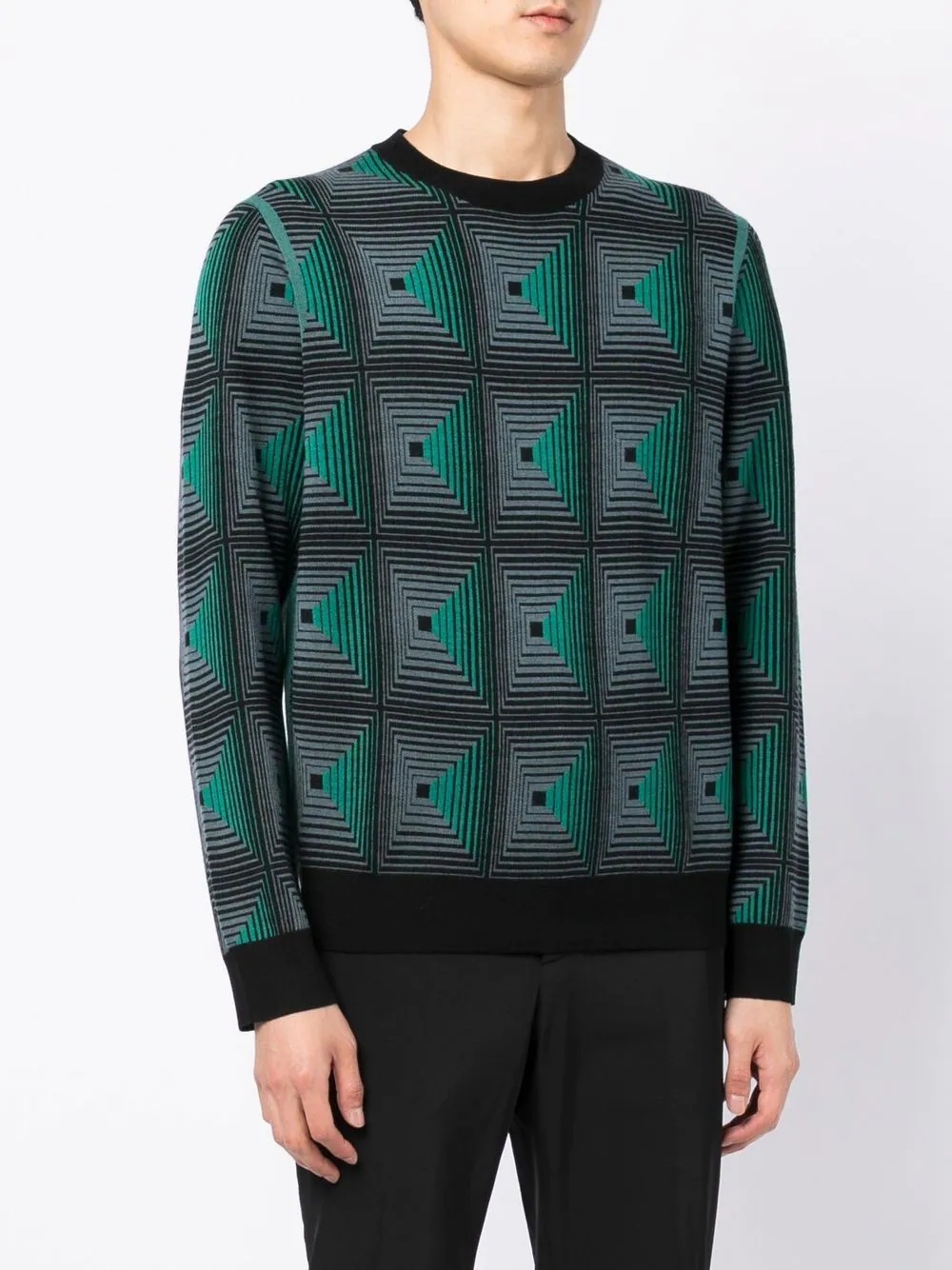 Cinema Geo jacquard jumper - 3