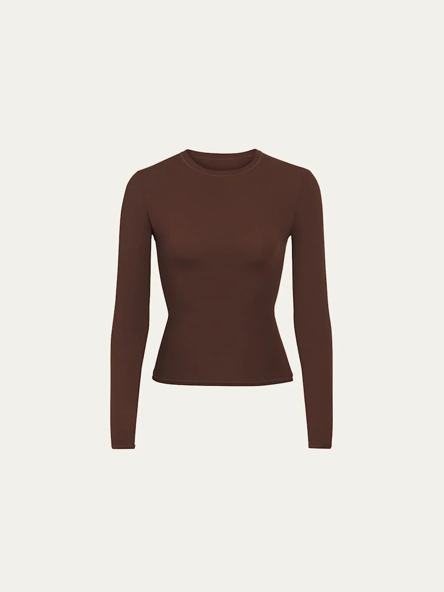 Fits Everybody Long-Sleeve Crewneck T-Shirt - 1