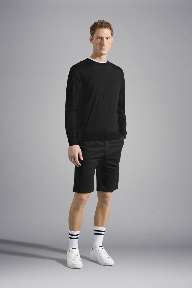 Paul & Shark WINTER SUMMER MERINO WOOL EXTRA-FINE CREW NECK outlook